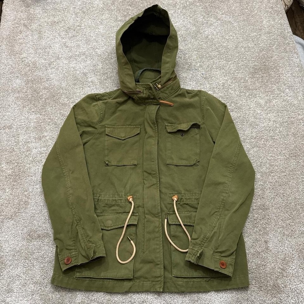 Levi Strauss & Co Women's Hoodie Small Long Sleeve Military Green
